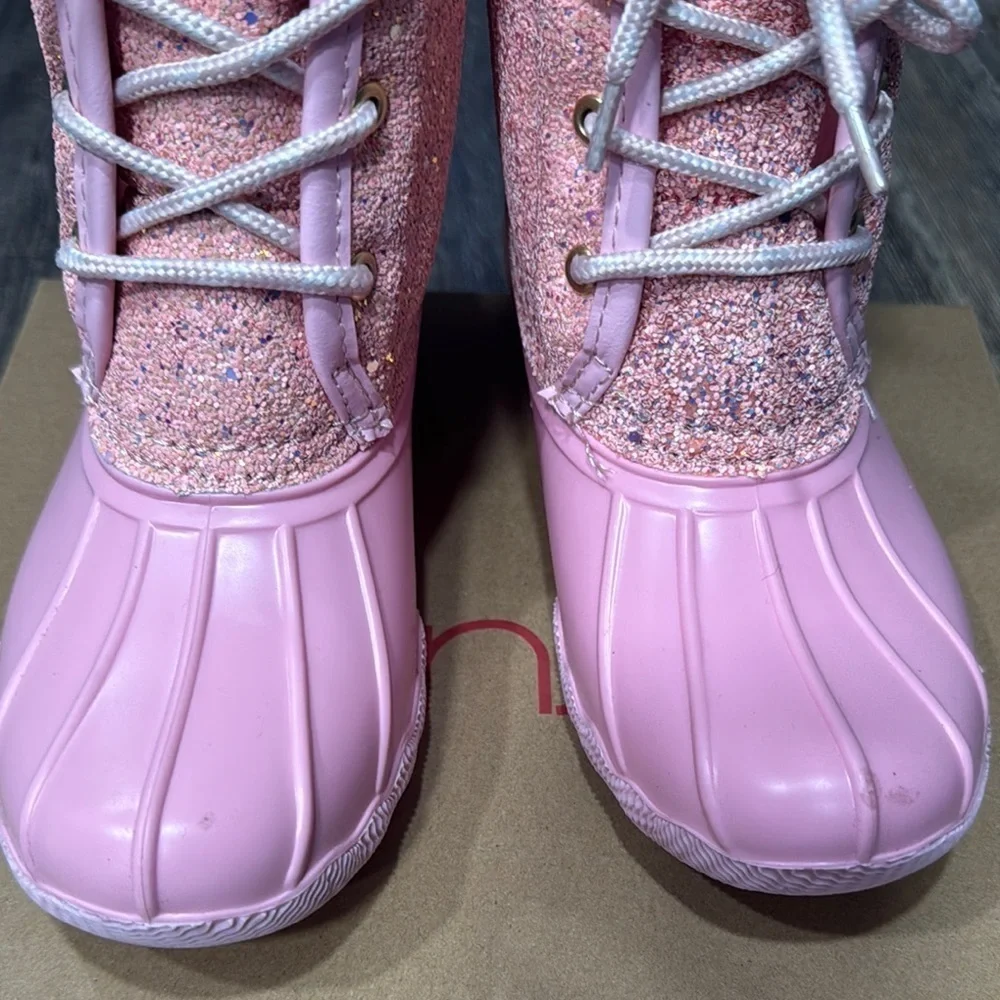 Sugar Kids Pink Glitter Boots